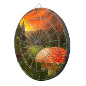 秋の日没。 ダーツボード (正面右)