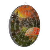 秋の日没。 ダーツボード (正面左)