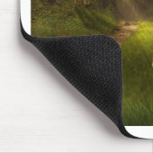 秋の日没。 マウスパッド (コーナー)