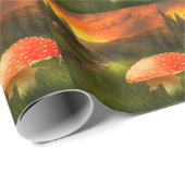 秋の日没。 ラッピングペーパー (ロールコーナー)