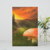 秋の日没。 便箋 (スタンド正面)