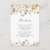 秋の日照野結婚花の方角 エンクロージャーカード (正面)