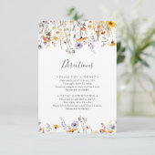 秋の日照野結婚花の方角 エンクロージャーカード (スタンド正面)