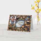 秋の日 – グリーティングカード (黄色い花)