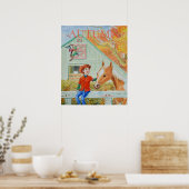 秋の日 ポスター (キッチン)