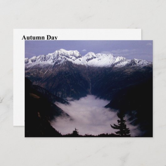 秋の日 ポストカード (正面/裏面)
