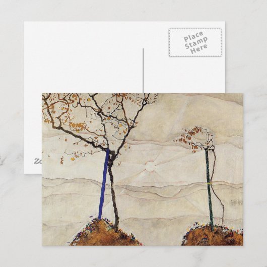 秋の日 ポストカード (正面/裏面)