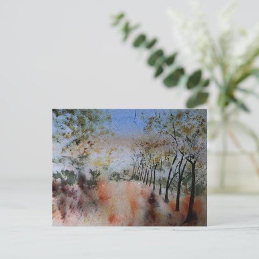 秋の日 ポストカード (スタンド正面)