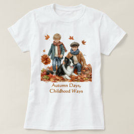 秋の日 秋の季節  Tシャツ