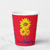 秋の日 紙コップ (裏面)