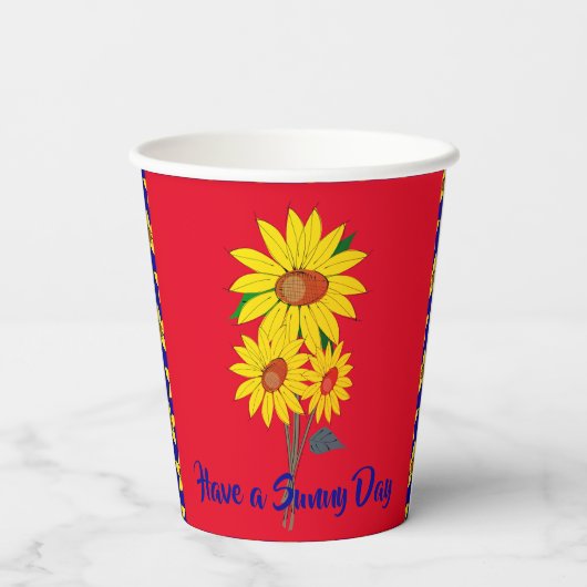 秋の日 紙コップ (裏面)