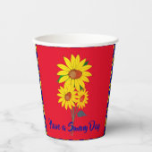 秋の日 紙コップ (正面)