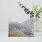 秋の早雪 ポストカード (スタンド正面)