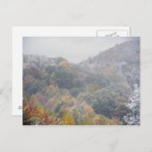 秋の早雪 ポストカード (正面/裏面)