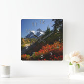 秋の時計 スクエア壁時計 (ホーム)