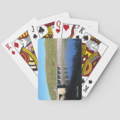 秋の景勝ペンシルバニア・キンズアダム トランプ (裏面)