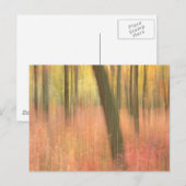 秋の景勝抽象芸術 ポストカード (正面/裏面)