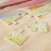 秋の景色とボートbyワッシリーカンディンスキー ジグソーパズル (側面)