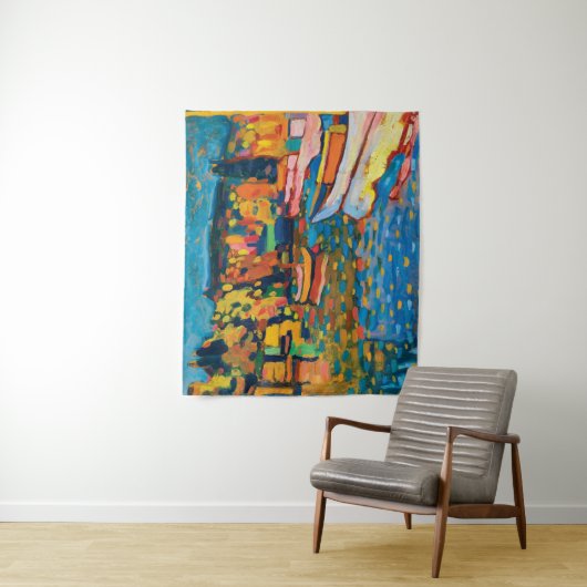 秋の景色とボートbyワッシリーカンディンスキー タペストリー (インサイチュ)