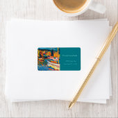 秋の景色とボートbyワッシリーカンディンスキー ラベル (インサイチュ)