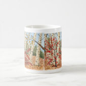 秋の景色のマグ コーヒーマグカップ (中央)
