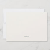 秋の景色の移動発表 招待状 (裏面)