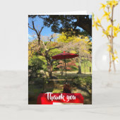 秋の景色アットガーデン日本のン カード (黄色い花)