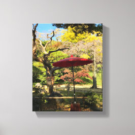 秋の景色アットガーデン日本のン キャンバスプリント