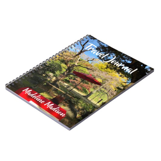 秋の景色アットガーデン日本のン ノートブック (左側)