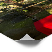 秋の景色アットガーデン日本のン ポスター (角)