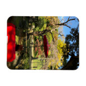 秋の景色アットガーデン日本のン マグネット (横)