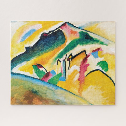 秋の景色バイワッシリーカンディンスキー ジグソーパズル (横)