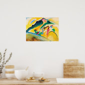 秋の景色バイワッシリーカンディンスキー ポスター (キッチン)