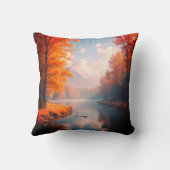 秋の景色装飾用クッション クッション (裏面)