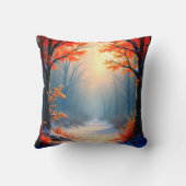 秋の景色装飾用クッション クッション (裏面)