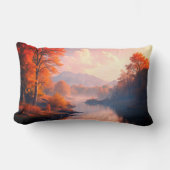 秋の景色装飾用クッション ランバークッション (正面)