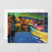 秋の景色(ボート付き) ポストカード (正面/裏面)