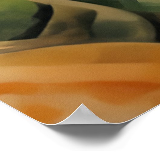 秋の景色 ポスター (角)