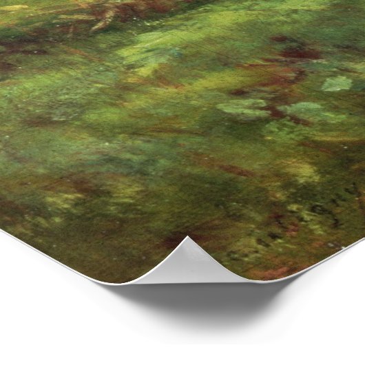 秋の景色 ポスター (角)