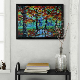 秋の景色 メタルプリント