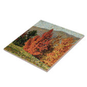 秋の景色、c.1903 (キャンバスの油) タイル (側面)