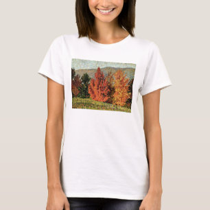 秋の景色、c.1903 (キャンバスの油) tシャツ