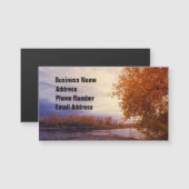 秋の景観磁気名刺 (正面/裏面)