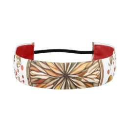 秋の曼荼羅模様 アスレチックヘッドバンド