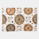 秋の曼荼羅模様 キッチンタオル (横)