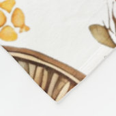 秋の曼荼羅模様 フリースブランケット (角)