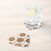 秋の曼荼羅模様 ペーパーコースター (インサイチュ)