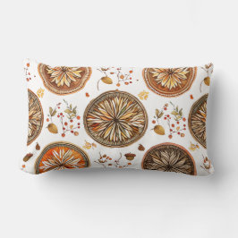 秋の曼荼羅模様 ランバークッション