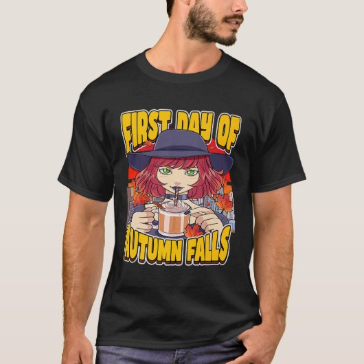 秋の最初の日は9月の秋分 Tシャツ (正面)