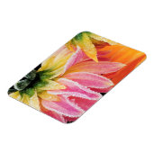 秋の最後の開花に霜 – ダリア – マグネット (左側)